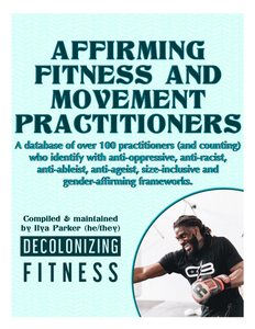 Database of Affirming Fitness & Movement Practitioners