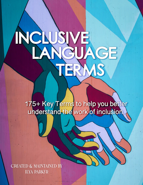 Inclusive Language Terms E-book