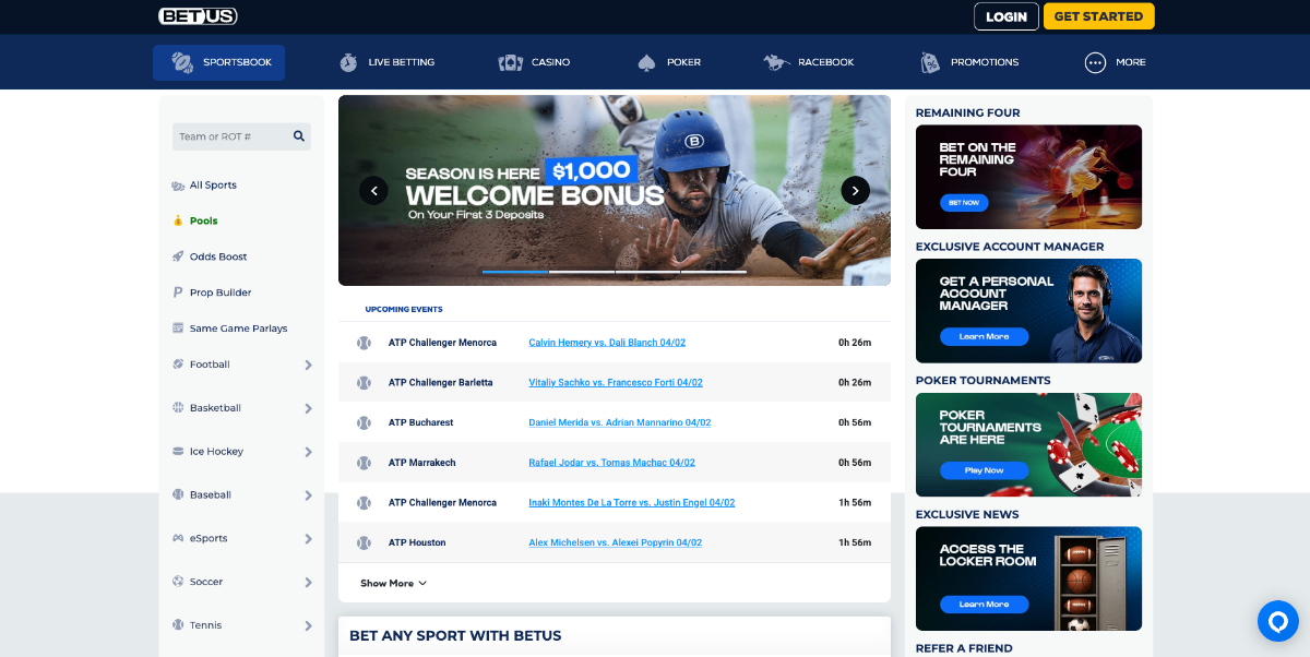 BetUS offshore online sportsbook